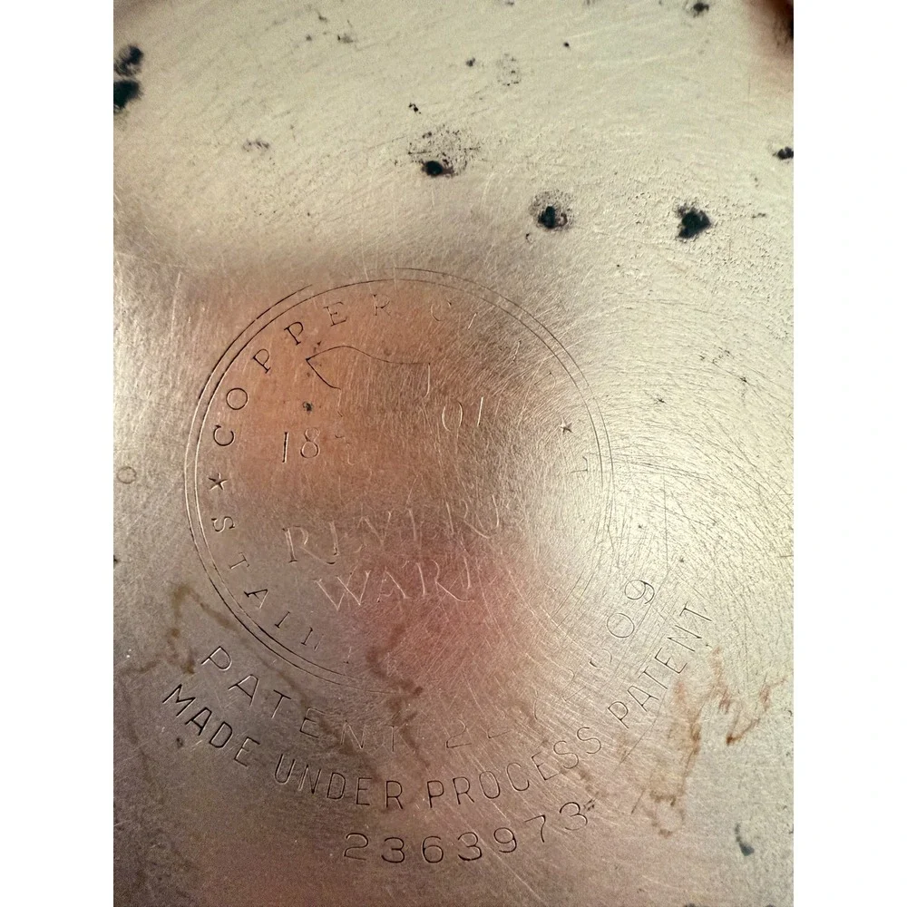 Vintage Revere Ware 6 Inch Skillet Copper Clad Bottom Stainless Steel Frying Pan